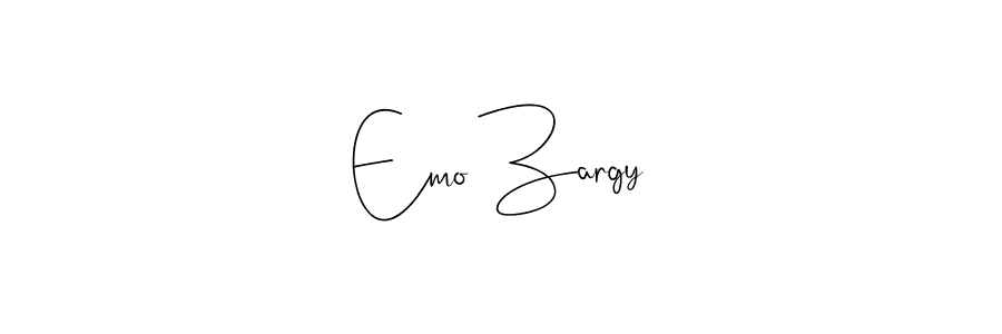 if you are searching for the best signature style for your name Emo Zargy. so please give up your signature search. here we have designed multiple signature styles  using Andilay-7BmLP. Emo Zargy signature style 4 images and pictures png