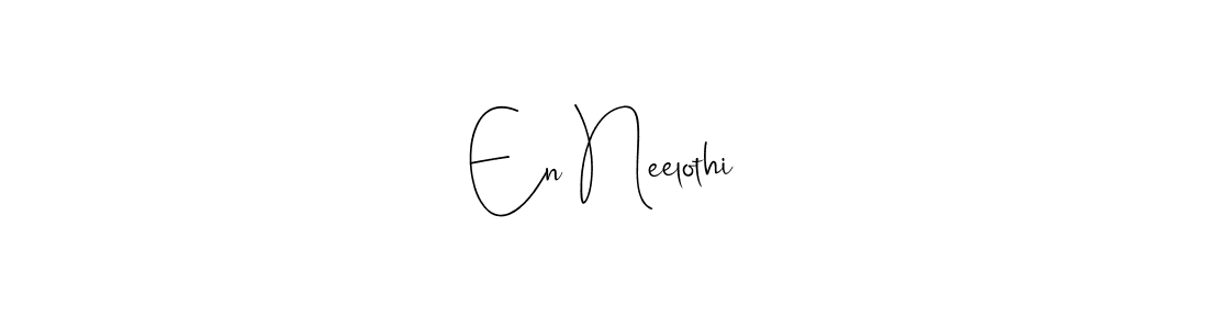 Andilay-7BmLP is a professional signature style that is perfect for those who want to add a touch of class to their signature. It is also a great choice for those who want to make their signature more unique. Get En Neelothi name to fancy signature for free. En Neelothi signature style 4 images and pictures png