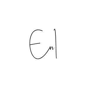 How to make En1 signature? Andilay-7BmLP is a professional autograph style. Create handwritten signature for En1 name. En1 signature style 4 images and pictures png