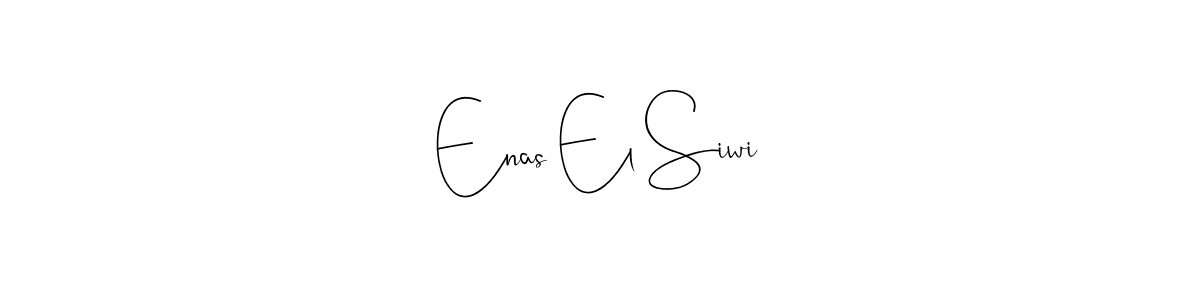 Make a beautiful signature design for name Enas El Siwi. Use this online signature maker to create a handwritten signature for free. Enas El Siwi signature style 4 images and pictures png