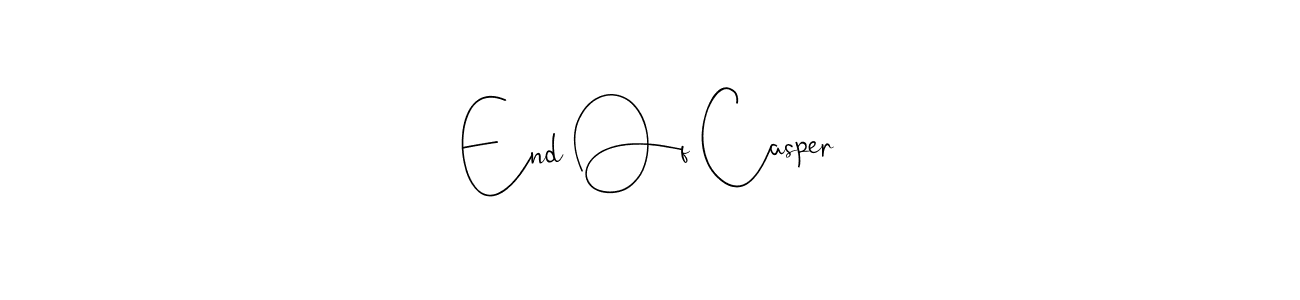 Check out images of Autograph of End Of Casper name. Actor End Of Casper Signature Style. Andilay-7BmLP is a professional sign style online. End Of Casper signature style 4 images and pictures png
