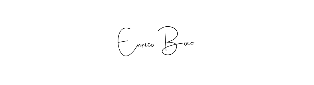 See photos of Enrico Boco official signature by Spectra . Check more albums & portfolios. Read reviews & check more about Andilay-7BmLP font. Enrico Boco signature style 4 images and pictures png