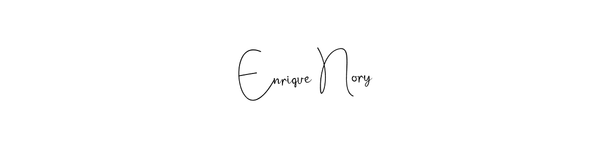 Also we have Enrique Nory name is the best signature style. Create professional handwritten signature collection using Andilay-7BmLP autograph style. Enrique Nory signature style 4 images and pictures png