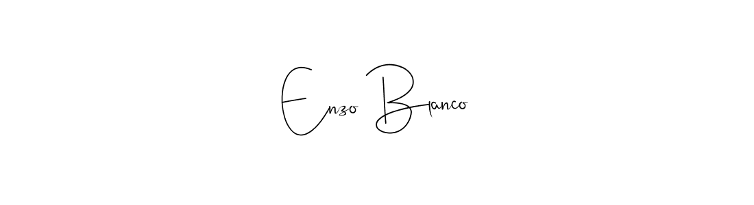 Design your own signature with our free online signature maker. With this signature software, you can create a handwritten (Andilay-7BmLP) signature for name Enzo Blanco. Enzo Blanco signature style 4 images and pictures png