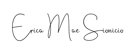 Give your name Erica Mae Sionicio an exquisite flair with the Andilay-7BmLP script font. Ideal for contracts, resumes, and formal letterheads. Erica Mae Sionicio signature style 4 images and pictures png
