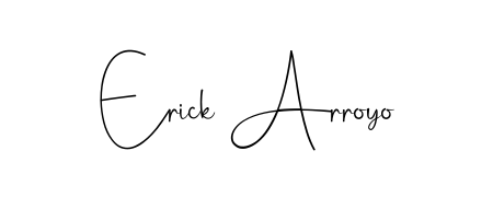 Use a signature maker to create a handwritten signature online. With this signature software, you can design (Andilay-7BmLP) your own signature for name Erick Arroyo. Erick Arroyo signature style 4 images and pictures png