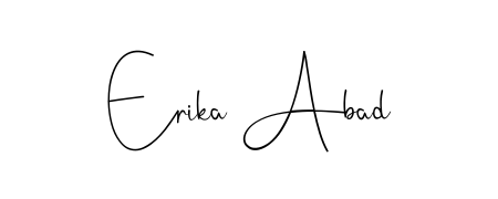 Erika Abad stylish signature style. Best Handwritten Sign (Andilay-7BmLP) for my name. Handwritten Signature Collection Ideas for my name Erika Abad. Erika Abad signature style 4 images and pictures png
