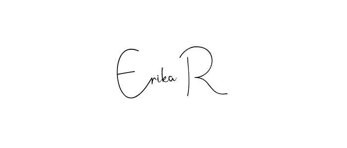 Make a short Erika R signature style. Manage your documents anywhere anytime using Andilay-7BmLP. Create and add eSignatures, submit forms, share and send files easily. Erika R signature style 4 images and pictures png