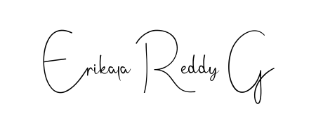 The Andilay-7BmLP signature style provides a bold statement for name Erikala Reddy G. Designed for business owners, executives, and leaders. Erikala Reddy G signature style 4 images and pictures png