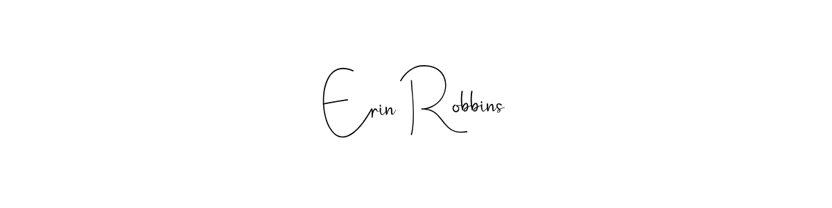 Use a signature maker to create a handwritten signature online. With this signature software, you can design (Andilay-7BmLP) your own signature for name Erin Robbins. Erin Robbins signature style 4 images and pictures png