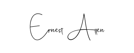 Design your own signature with our free online signature maker. With this signature software, you can create a handwritten (Andilay-7BmLP) signature for name Ernest Allen. Ernest Allen signature style 4 images and pictures png