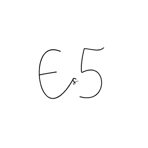 Make a beautiful signature design for name Es5. Use this online signature maker to create a handwritten signature for free. Es5 signature style 4 images and pictures png