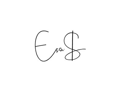 if you are searching for the best signature style for your name Esa$. so please give up your signature search. here we have designed multiple signature styles  using Andilay-7BmLP. Esa$ signature style 4 images and pictures png