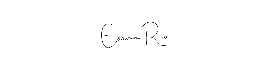Design your own signature with our free online signature maker. With this signature software, you can create a handwritten (Andilay-7BmLP) signature for name Eshwara Rao. Eshwara Rao signature style 4 images and pictures png