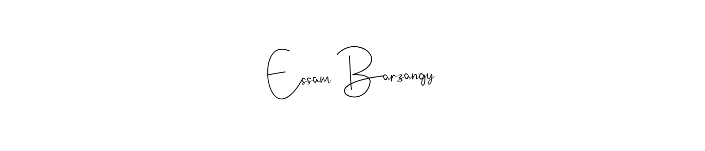 Essam Barzangy stylish signature style. Best Handwritten Sign (Andilay-7BmLP) for my name. Handwritten Signature Collection Ideas for my name Essam Barzangy. Essam Barzangy signature style 4 images and pictures png