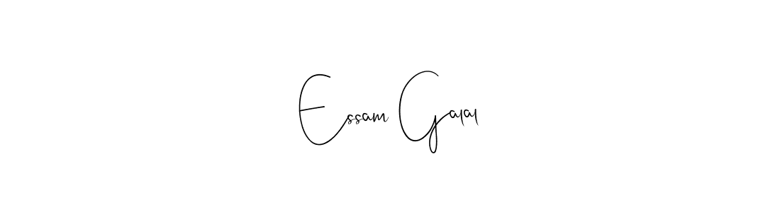 Design your own signature with our free online signature maker. With this signature software, you can create a handwritten (Andilay-7BmLP) signature for name Essam Galal. Essam Galal signature style 4 images and pictures png
