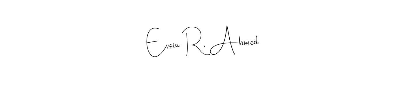 Here are the top 10 professional signature styles for the name Essia R. Ahmed. These are the best autograph styles you can use for your name. Essia R. Ahmed signature style 4 images and pictures png