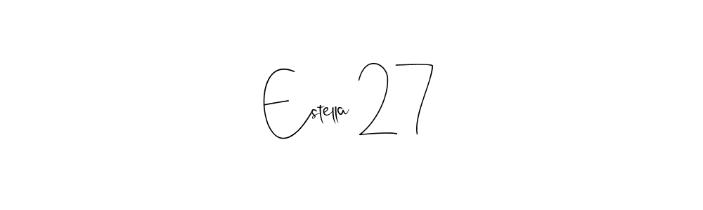 Also You can easily find your signature by using the search form. We will create Estella 27 name handwritten signature images for you free of cost using Andilay-7BmLP sign style. Estella 27 signature style 4 images and pictures png