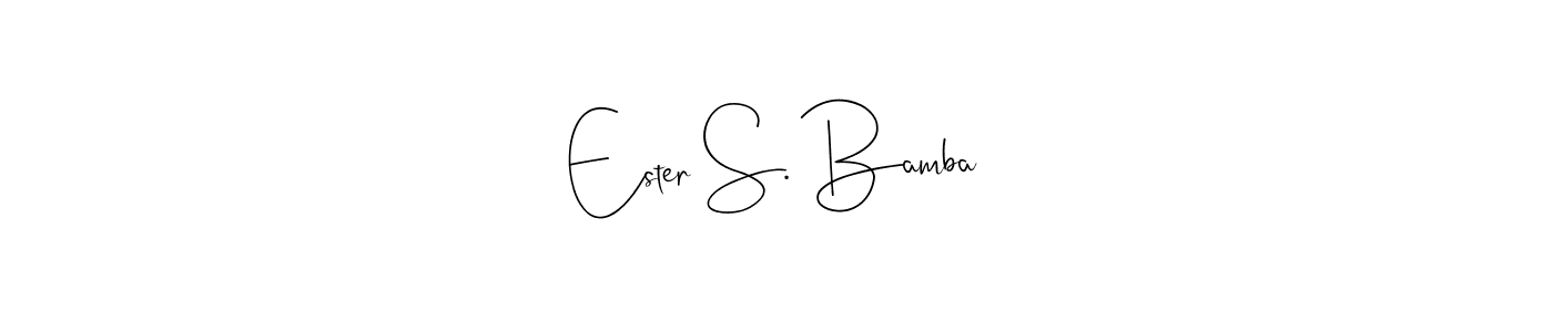 Check out images of Autograph of Ester S. Bamba name. Actor Ester S. Bamba Signature Style. Andilay-7BmLP is a professional sign style online. Ester S. Bamba signature style 4 images and pictures png