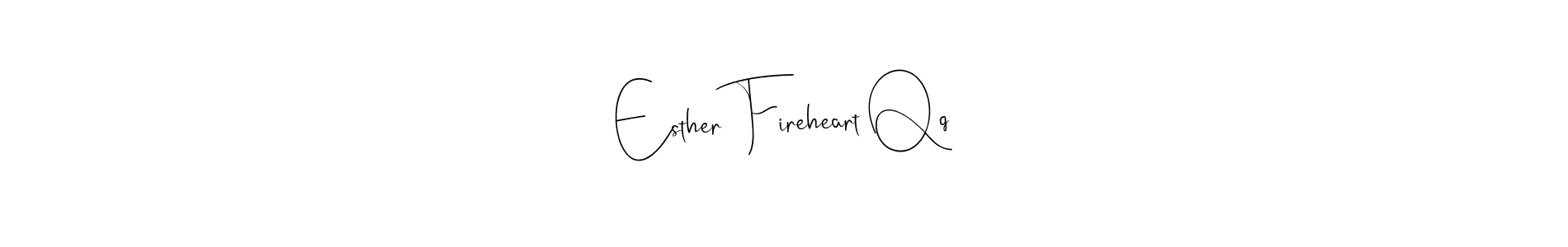 This is the best signature style for the Esther Fireheart Qq name. Also you like these signature font (Andilay-7BmLP). Mix name signature. Esther Fireheart Qq signature style 4 images and pictures png