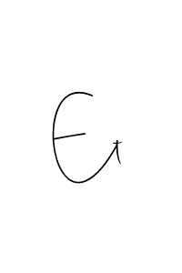 How to Draw Et signature style? Andilay-7BmLP is a latest design signature styles for name Et. Et signature style 4 images and pictures png