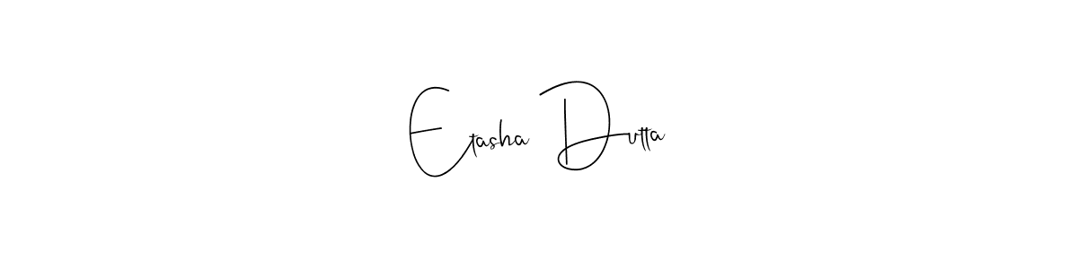 Here are the top 10 professional signature styles for the name Etasha Dutta. These are the best autograph styles you can use for your name. Etasha Dutta signature style 4 images and pictures png
