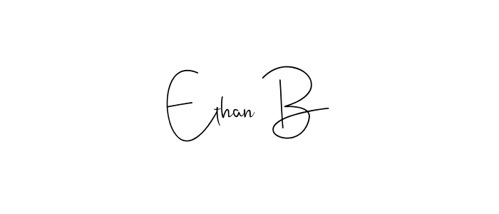 The best way (Andilay-7BmLP) to make a short signature is to pick only two or three words in your name. The name Ethan B include a total of six letters. For converting this name. Ethan B signature style 4 images and pictures png