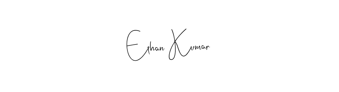 Design your own signature with our free online signature maker. With this signature software, you can create a handwritten (Andilay-7BmLP) signature for name Ethan Kumar. Ethan Kumar signature style 4 images and pictures png