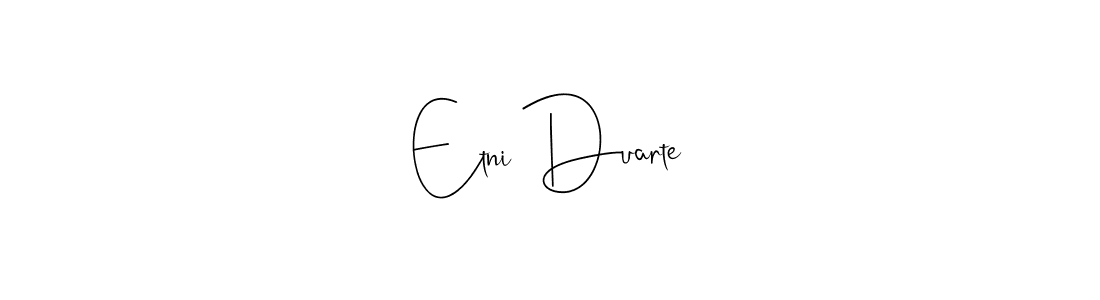 if you are searching for the best signature style for your name Etni Duarte. so please give up your signature search. here we have designed multiple signature styles  using Andilay-7BmLP. Etni Duarte signature style 4 images and pictures png