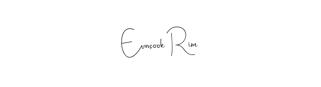 Use a signature maker to create a handwritten signature online. With this signature software, you can design (Andilay-7BmLP) your own signature for name Eunsook Rim. Eunsook Rim signature style 4 images and pictures png