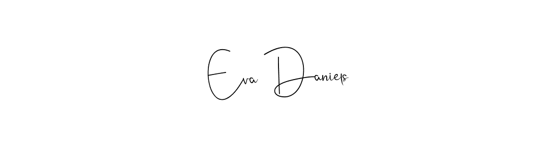 Design your own signature with our free online signature maker. With this signature software, you can create a handwritten (Andilay-7BmLP) signature for name Eva Daniels. Eva Daniels signature style 4 images and pictures png