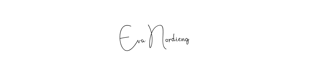 Design your own signature with our free online signature maker. With this signature software, you can create a handwritten (Andilay-7BmLP) signature for name Eva Nordieng. Eva Nordieng signature style 4 images and pictures png