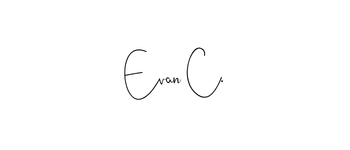 Check out images of Autograph of Evan C. name. Actor Evan C. Signature Style. Andilay-7BmLP is a professional sign style online. Evan C. signature style 4 images and pictures png