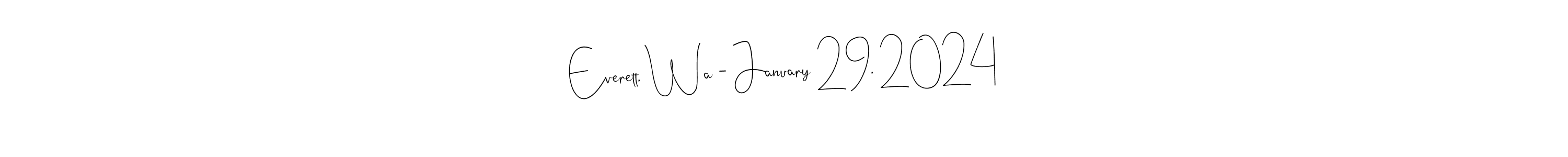 You can use this online signature creator to create a handwritten signature for the name Everett, Wa - January 29, 2024. This is the best online autograph maker. Everett, Wa - January 29, 2024 signature style 4 images and pictures png