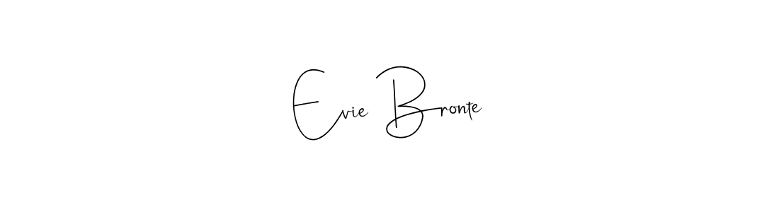 Andilay-7BmLP is a professional signature style that is perfect for those who want to add a touch of class to their signature. It is also a great choice for those who want to make their signature more unique. Get Evie Bronte name to fancy signature for free. Evie Bronte signature style 4 images and pictures png