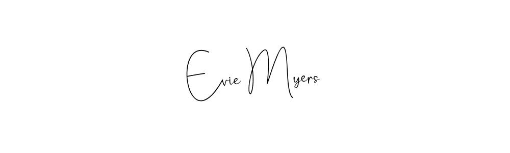 Andilay-7BmLP is a professional signature style that is perfect for those who want to add a touch of class to their signature. It is also a great choice for those who want to make their signature more unique. Get Evie Myers name to fancy signature for free. Evie Myers signature style 4 images and pictures png