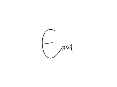 How to make Ezat signature? Andilay-7BmLP is a professional autograph style. Create handwritten signature for Ezat name. Ezat signature style 4 images and pictures png