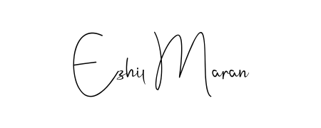 This is the best signature style for the Ezhil Maran name. Also you like these signature font (Andilay-7BmLP). Mix name signature. Ezhil Maran signature style 4 images and pictures png