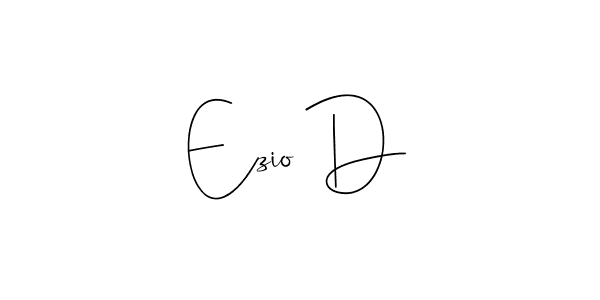 The best way (Andilay-7BmLP) to make a short signature is to pick only two or three words in your name. The name Ezio D include a total of six letters. For converting this name. Ezio D signature style 4 images and pictures png