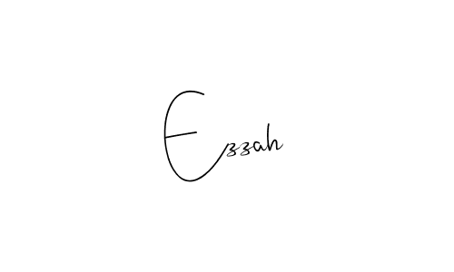 Use a signature maker to create a handwritten signature online. With this signature software, you can design (Andilay-7BmLP) your own signature for name Ezzah. Ezzah signature style 4 images and pictures png