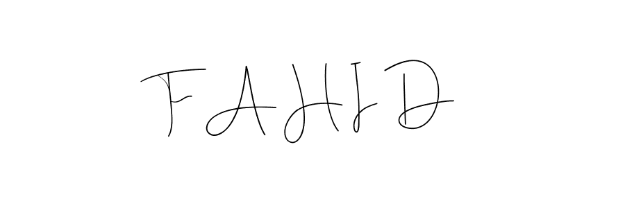 How to Draw F A H I D signature style? Andilay-7BmLP is a latest design signature styles for name F A H I D. F A H I D signature style 4 images and pictures png