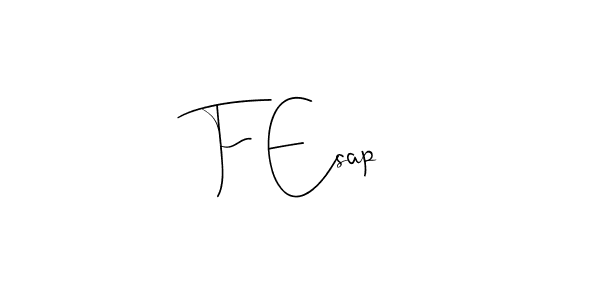 This is the best signature style for the F Esap name. Also you like these signature font (Andilay-7BmLP). Mix name signature. F Esap signature style 4 images and pictures png