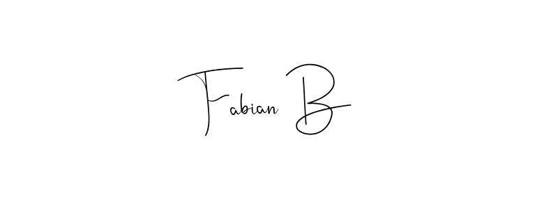 Best and Professional Signature Style for Fabian B. Andilay-7BmLP Best Signature Style Collection. Fabian B signature style 4 images and pictures png