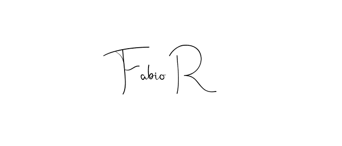 This is the best signature style for the Fabio R name. Also you like these signature font (Andilay-7BmLP). Mix name signature. Fabio R signature style 4 images and pictures png