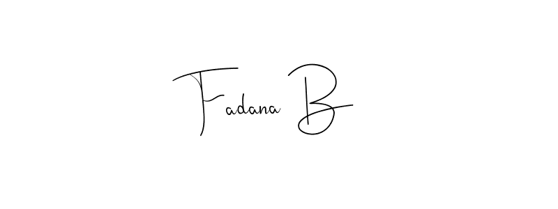 How to Draw Fadana B signature style? Andilay-7BmLP is a latest design signature styles for name Fadana B. Fadana B signature style 4 images and pictures png