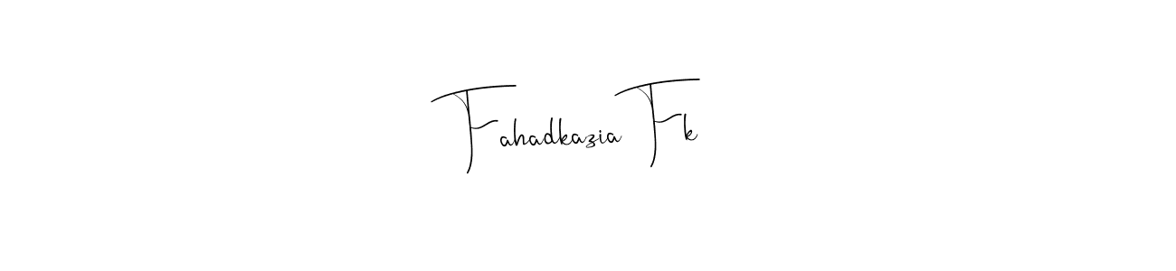 Make a beautiful signature design for name Fahadkazia Fk. Use this online signature maker to create a handwritten signature for free. Fahadkazia Fk signature style 4 images and pictures png