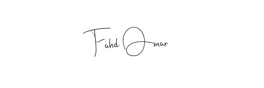 Make a short Fahd Omar signature style. Manage your documents anywhere anytime using Andilay-7BmLP. Create and add eSignatures, submit forms, share and send files easily. Fahd Omar signature style 4 images and pictures png