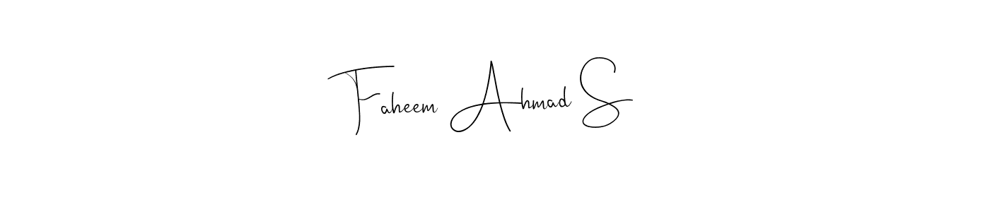 Best and Professional Signature Style for Faheem Ahmad S. Andilay-7BmLP Best Signature Style Collection. Faheem Ahmad S signature style 4 images and pictures png