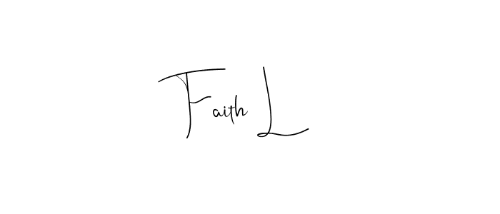 Make a short Faith L signature style. Manage your documents anywhere anytime using Andilay-7BmLP. Create and add eSignatures, submit forms, share and send files easily. Faith L signature style 4 images and pictures png