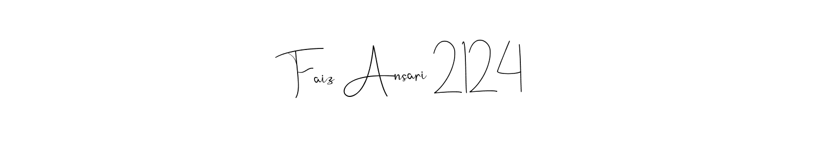 Create a beautiful signature design for name Faiz Ansari 2124. With this signature (Andilay-7BmLP) fonts, you can make a handwritten signature for free. Faiz Ansari 2124 signature style 4 images and pictures png